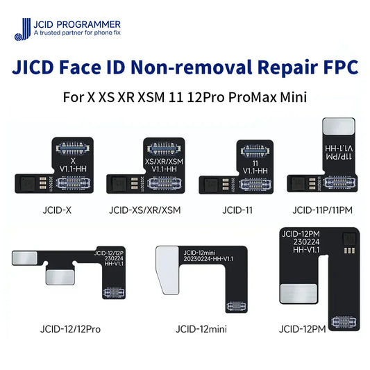 JCID Non-removal Face ID Repair FPC flex cable for iPhone X-12PM Face ID issues without soldering face id DOT-Projector fix tool