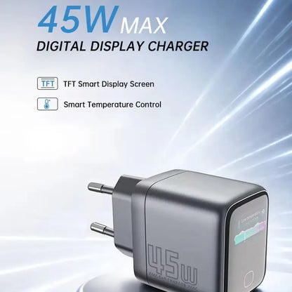 JCID GaN Charger Multi-Power 30/45/67W PD Adapter with Data Cable for Smartphone Tablet Home And Repair Shop Use