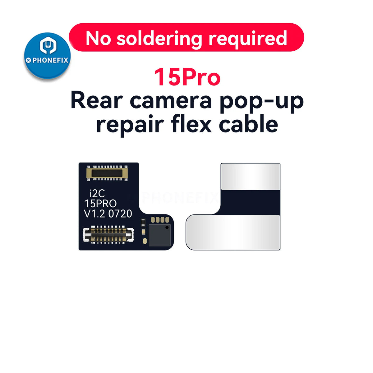 I2C A8S Camera Programmer, Tag-On Flex Cable and Adapter Options