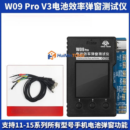 OSS W09Pro Battery Calibrator Fix Cycle Pop-up Battery Flex Cable for IPhone 11-15P