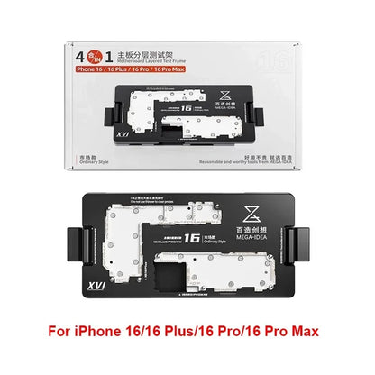 QIANLI ISocket Jig for iPhone X-17 Series motherboard test fixture double-stacked logic board disassemble reassemble repair tool