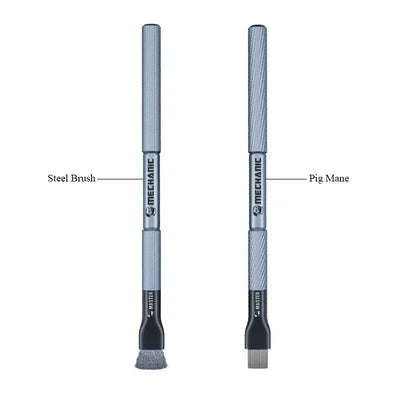 MECHANIC Steel/Fur Cleaning Brush for Smartphone Tablet PC Motherboard Chip Glue Removal Clean Dust Phone Repair Tools