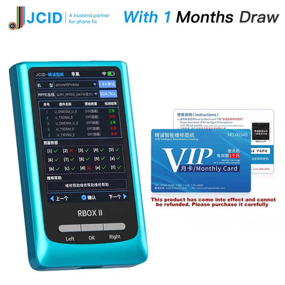 JC JCID RBOX Ⅱ Bus Analyzer for IPhone Android Quick Positioning Motherboard Signal Partial Faults Detection Repair Tool