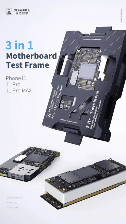 QIANLI ISocket Jig for iPhone X-17 Series motherboard test fixture double-stacked logic board disassemble reassemble repair tool