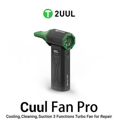 2UUL DA97 DA970 Cuul Fan Vac Pro Portable Air Blower 130000r/min 3 in 1 Mobile Phone Repair Cooling Cleaning Suction Turbo Fan