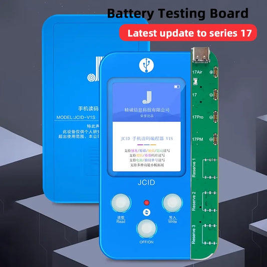 Adaptador de detección de batería JCID JC V1SE V1S Pro para iPhone serie 8-17, logra herramientas de activación de batería y detección inteligente