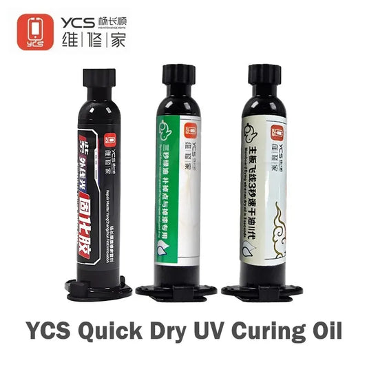 YCS 3S Fast UV Curing Solder Mask Adhesive for PCB & Motherboard Repair