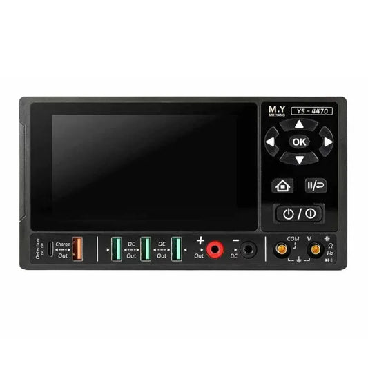 MI YCS YS4470 Multímetro amperímetro con pantalla táctil Probador de voltaje y corriente CA/CC Fuente de alimentación Analizador de formas de onda Herramienta de reparación de teléfonos y PCB