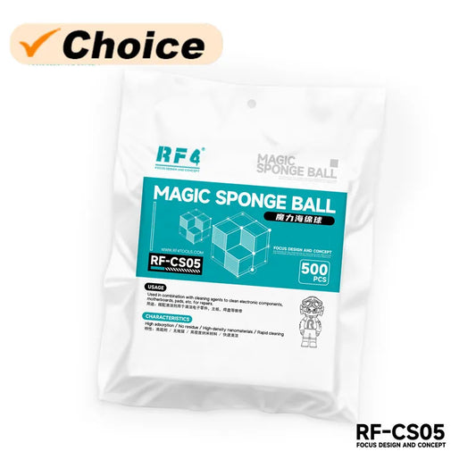 RF4 RF-CS05 Nano Cleaning Sponge Balls, 500 Pieces