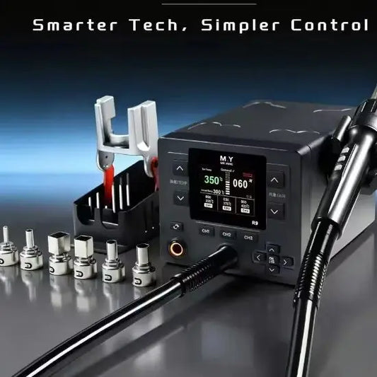 YCS Mr.Yang R9 Smart Rework Station Tool Combination LCD Display Precision Temp Control Quick Change Core for Phone Repair Set