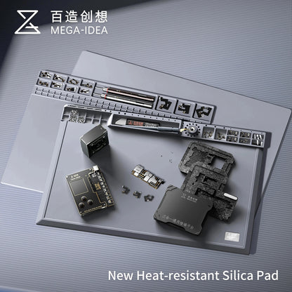 QIANLI MEGA-IDEA High Temperature Resistance Silicone Insulation Pad Multifunctional for Phone BGA PCB Desktop Work Repair Mat