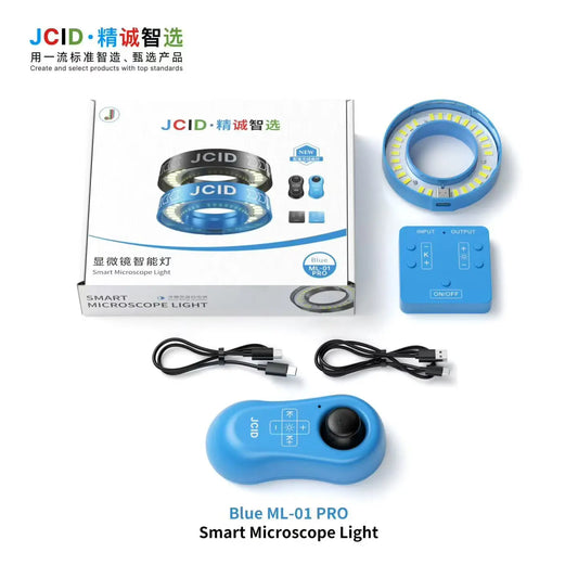 JCID Microscope Light Source – Featuring a Dual-Color (Warm/Cool) Eye-Protection Spotlight.