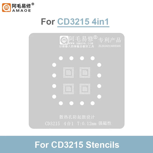 Plataforma de reballing 4 en 1 AMAOE CD3215/CD3217