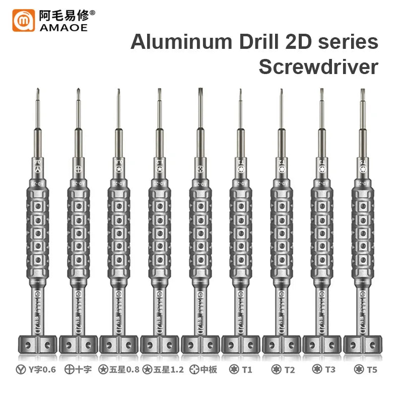 Amaoe AD-2D & AD-3D Precision Screwdriver with S2 Steel Bit for Phone Repair