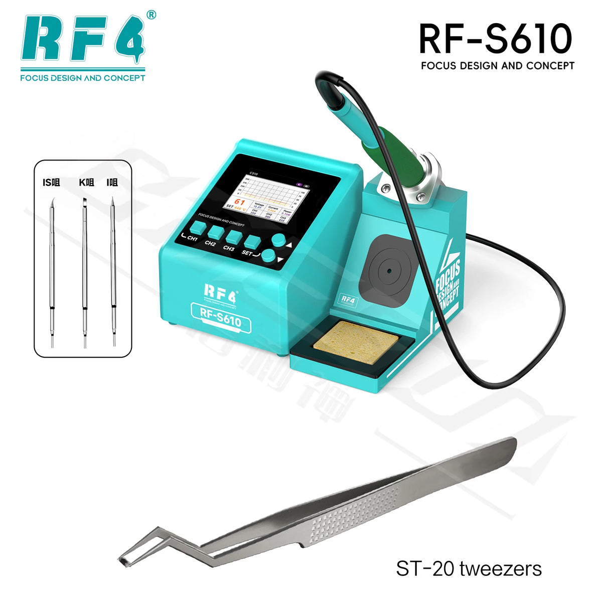 RF4 RF-S610 Soldering Station and Kit Options