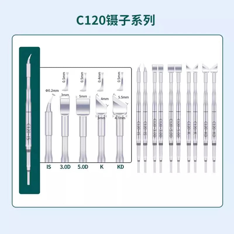 YIHUA 982D-1 Soldering Tips, C210/C245/C115/C120 Options