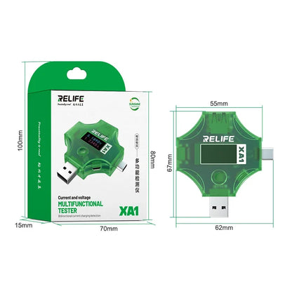 RELIFE XA1 Multifunctional Tester Bidirectional Current Detection Protocol Automatic Identification Fast Charge Detection