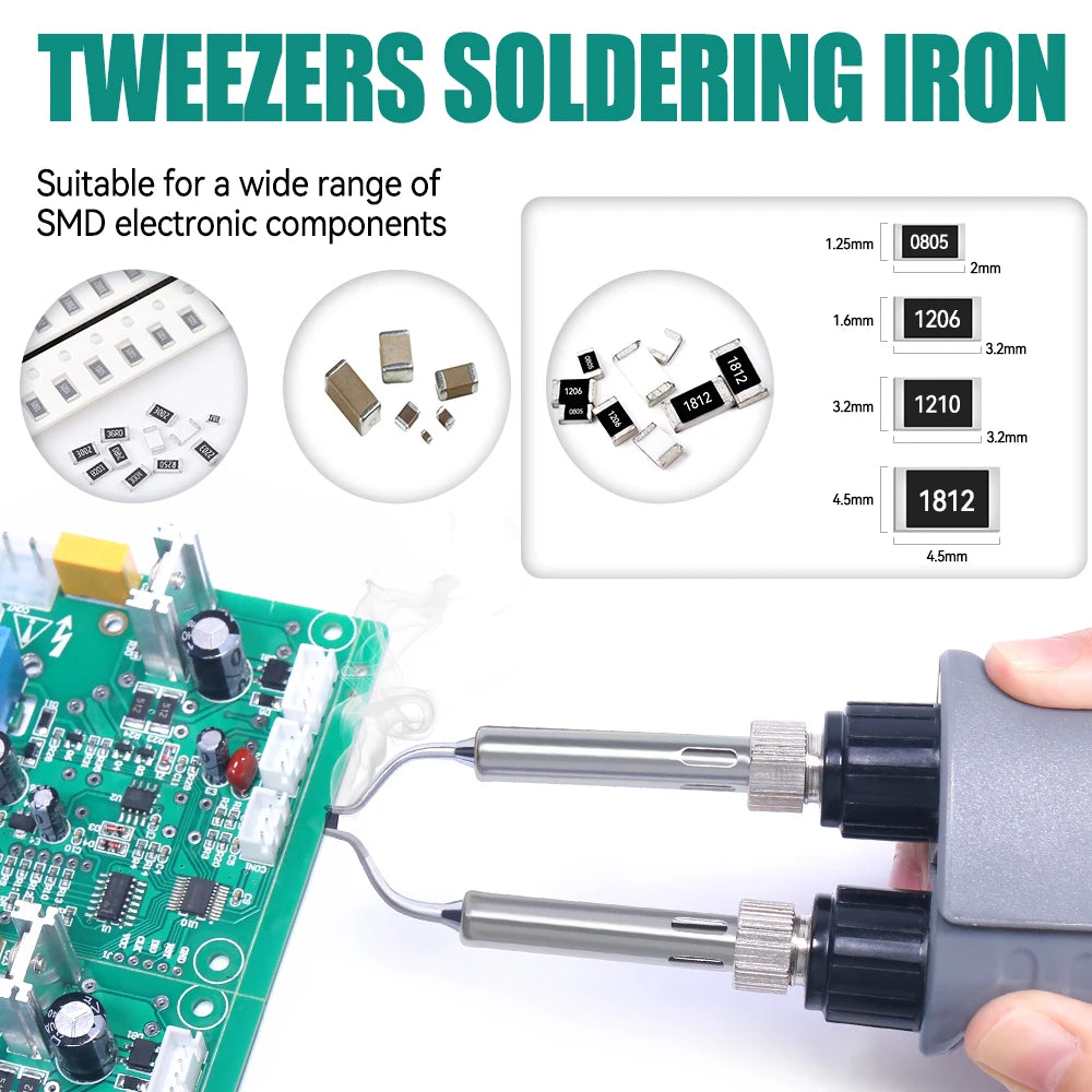 YIHUA 938D Portable Hot Tweezer Soldering Station – 2UTOOL
