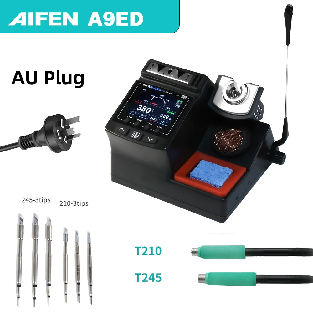 AIFEN A9ED Electronic Soldering Station C210 C245 Solder Iron Handle Welding Rework Tool for DIY And Electronics Rep