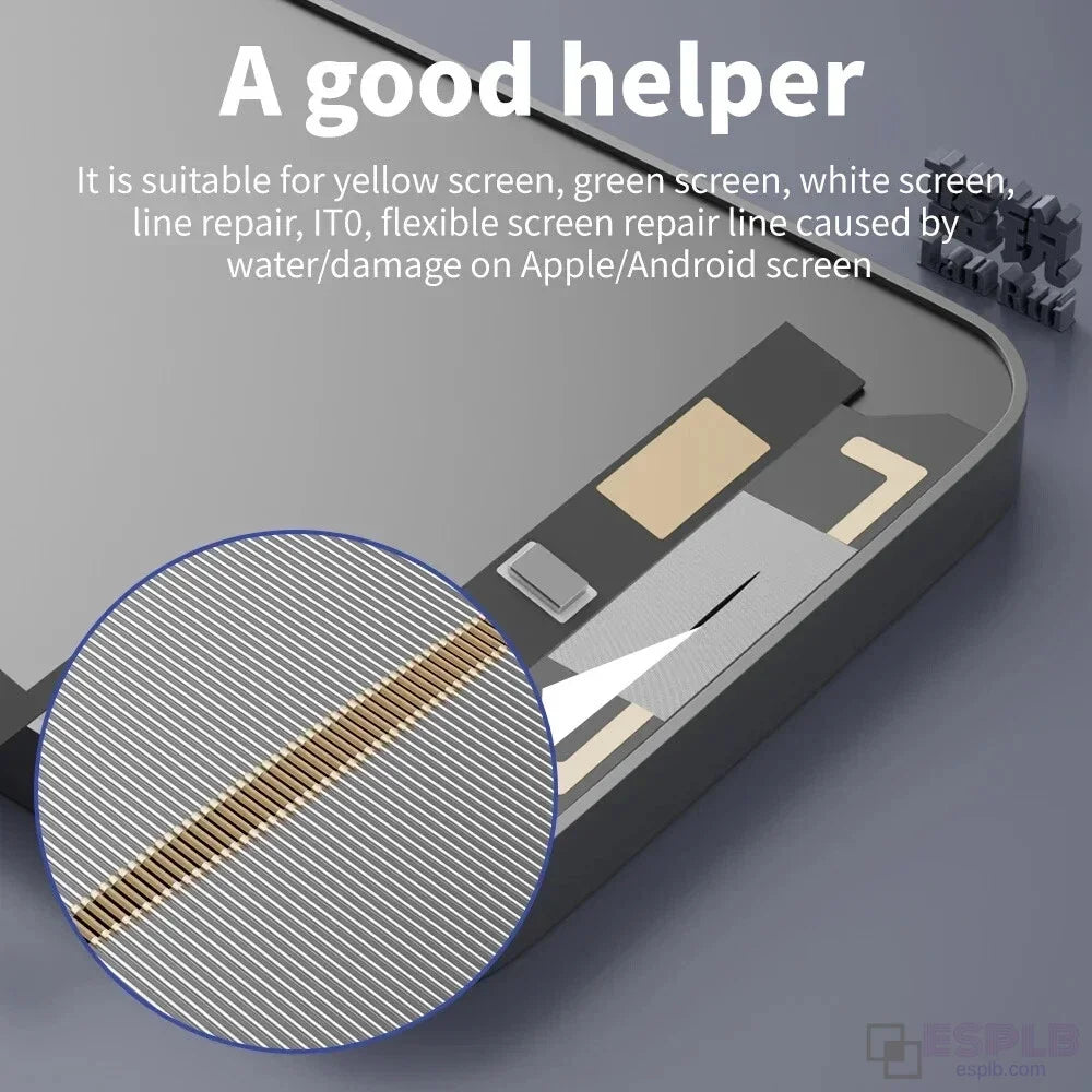 Lanrui 0.8g J9 Nano Conductive Silver Paste Precision Screen Low Resistance Line Repair Solution for IPhone/Android Phone