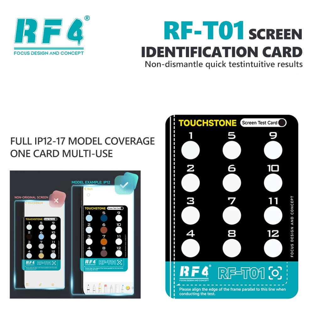 RF4 RF-T01 iPhone 12-17 Screen Identification Card