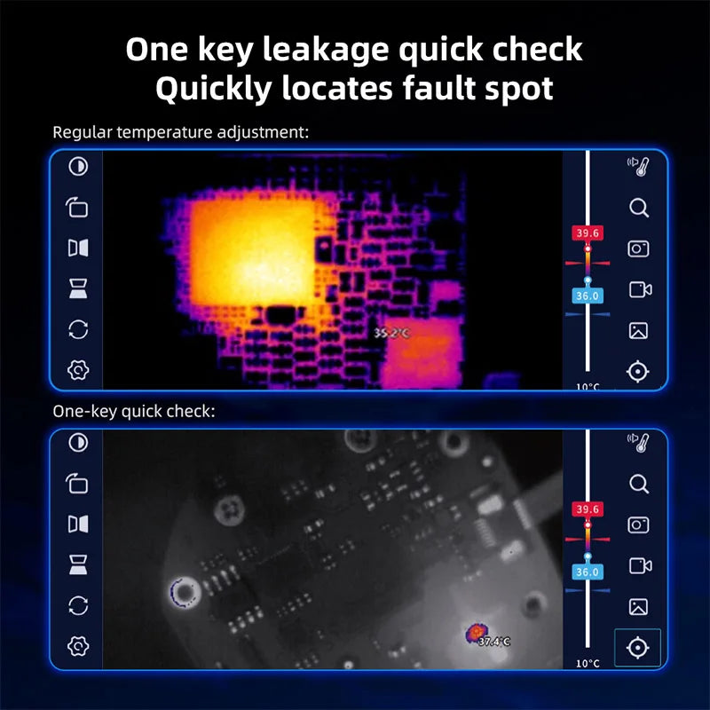 Qianli Adjustable Focus Infrared IR EYE PRO Thermal Camera for Mobile Phone Repair PCB Fault One-key Check Instrument