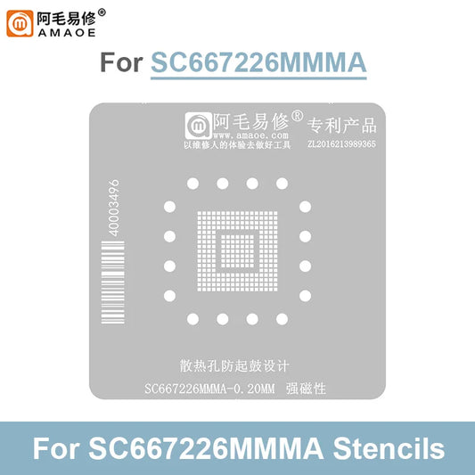 Plataforma de reballing BGA AMAOE SC667226MMMA
