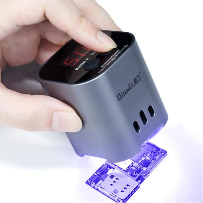 Qianli Intelligent UV Curing Lamp Green Oil UV Glue Optical Adhesive Fast Curing Light For Mobile Phone Motherboard Repair