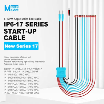 MAANT M076P iPhone 6-17 Pro Max Boot Power Cable