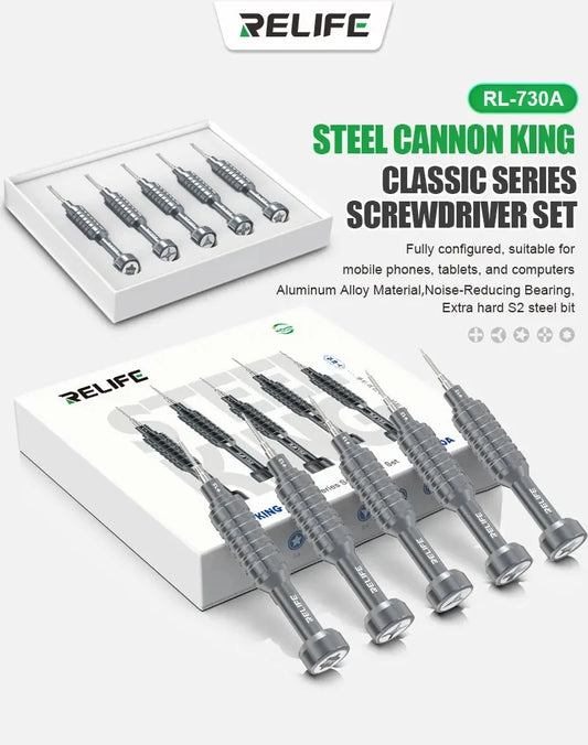 Kit de destornilladores magnéticos de precisión RELIFE RL-730A