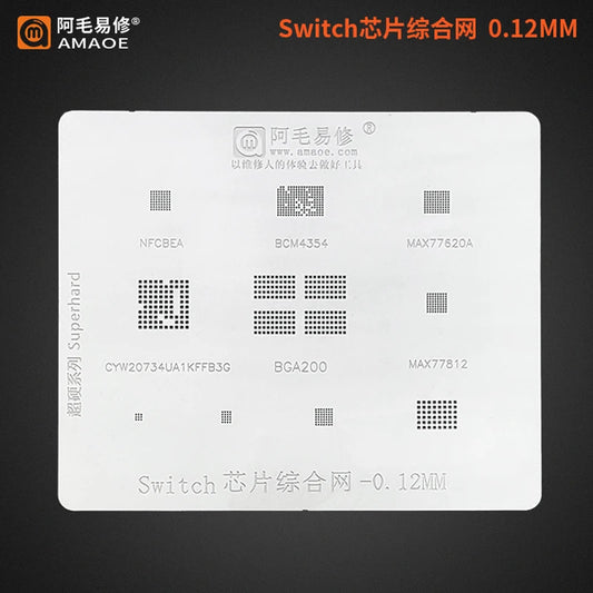 Plantilla BGA AMAOE Switch MAX77620A/BCM4354