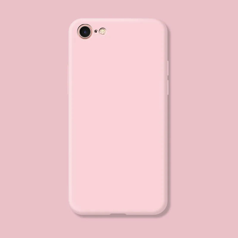 Case For iphone SE 2020 SE2 SE3 2022 Shockproof TPU Liquid Silicone Protective Phone Back Cover for iphone SE 2020 2022 Case