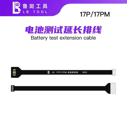 LUBAN Battery Extension Tester Flex Cable for IPhone 8 8P X XS XSM 11 12 13 14 15 16 17PRO MAX Mobile Phone Repair Tool