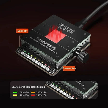 YCS 2S Chip Heating Platform for Glue Removing Phones Chip IC Soldering Plate Heating Table Glue Remove Heating Degumming