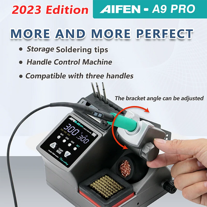 AIFEN A9pro Soldering Station Compatible Original Soldering Iron Tip 210/245/115 Handle Control Temperature Welding Rework