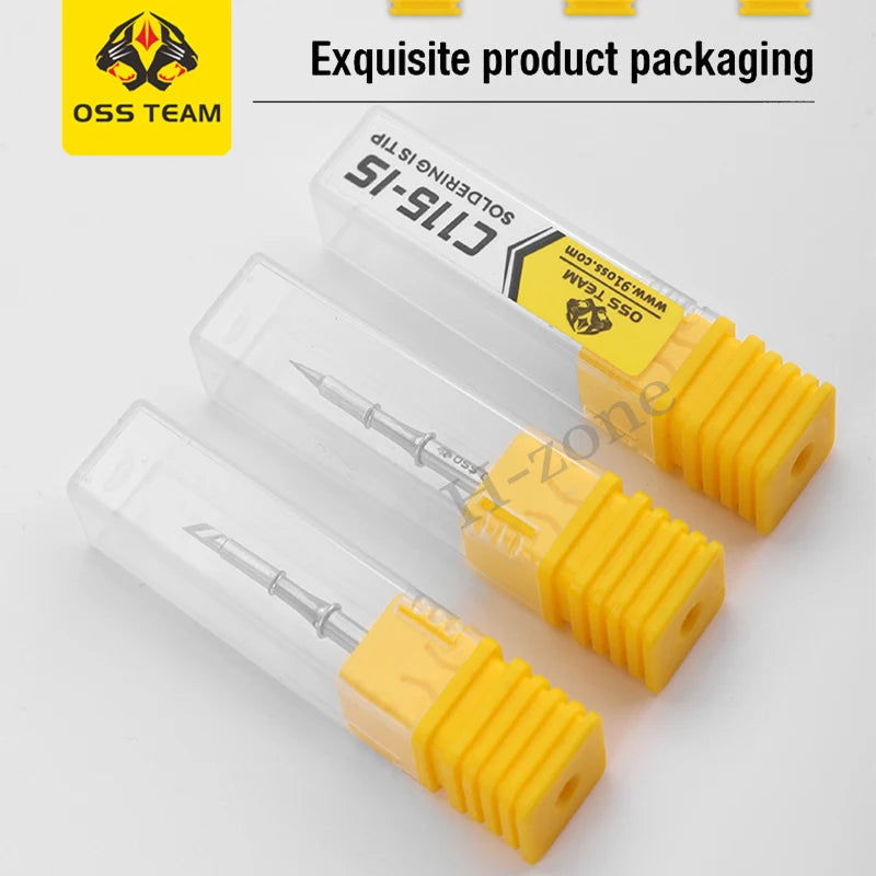 OSS C115 C210 T245 Tips Universal C245 C210 C115 Soldering Iron Tip Compatible SUGUN Maant GVM OSS Soldering Station Handle