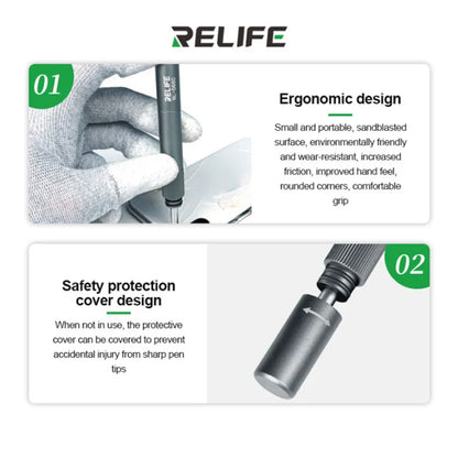 RELIFE RL-066C Rear Glass Breaking Pen for IP8-16PM/HW P/Mate Rear Shell Battery Glass Cover Breaker Blasting Repair Tool