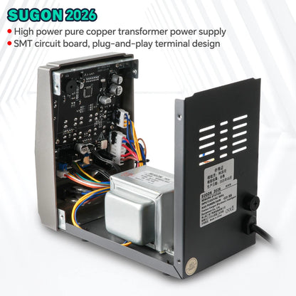 SUGON 2026 700W Soldering Station 160 Grade Airflow Hot Air Gun Electronics Rework Station Phone Repair BGA PCB SMD Solder Tools