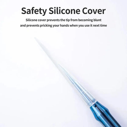 YCS Repair Titanium Alloy Curved Pointed Tweezers for Mobile Phone Computer Motherboard Chip Flying Wire Clamping Tweezers Tool