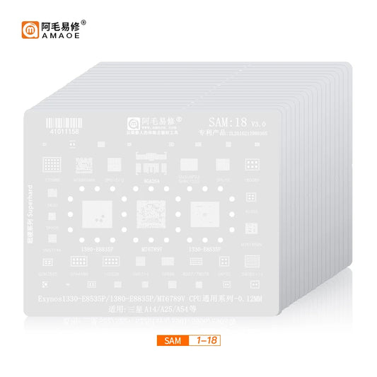 Plantilla de reballing BGA Samsung AMAOE SAM1-SAM20