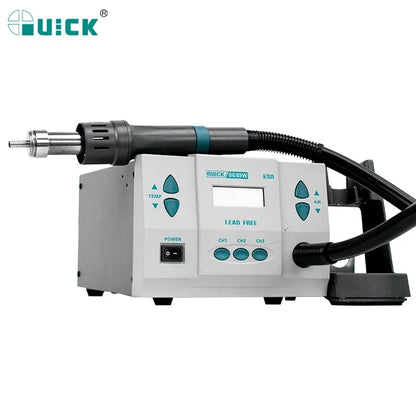 1000W Quick 861 DW Professional Hot Air Gun, Quick 861 Pro Intelligent Rework Desoldering Station, Precise Temperature Control