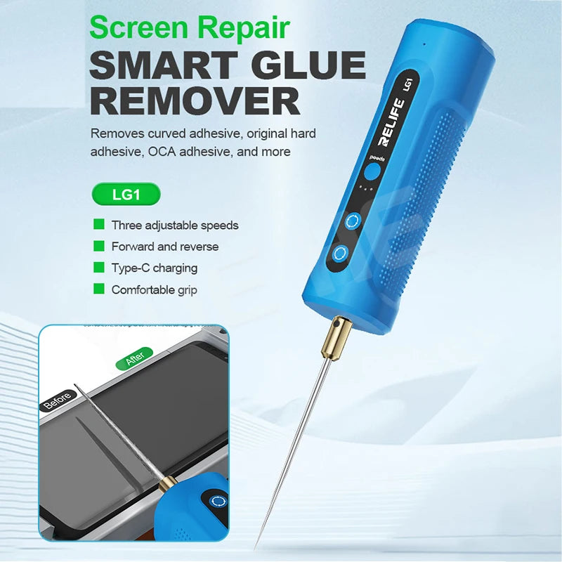 RELIFE LG1 Removedor de pegamento OCA inteligente y máquina desengomadora de pantallas para reparación de teléfonos móviles