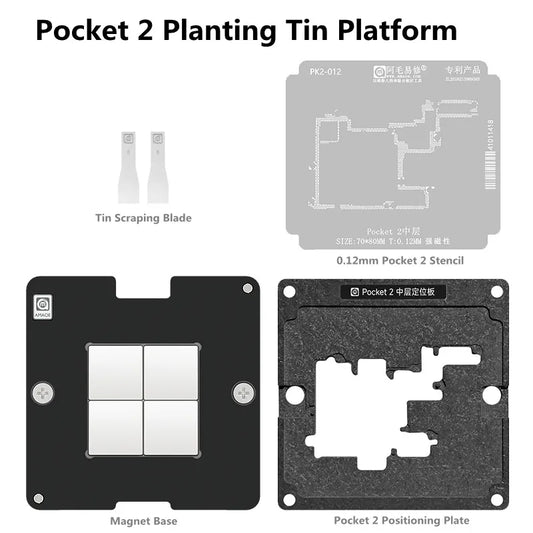 Plataforma BGA de la capa intermedia del Huawei Pocket 2 de AMAOE