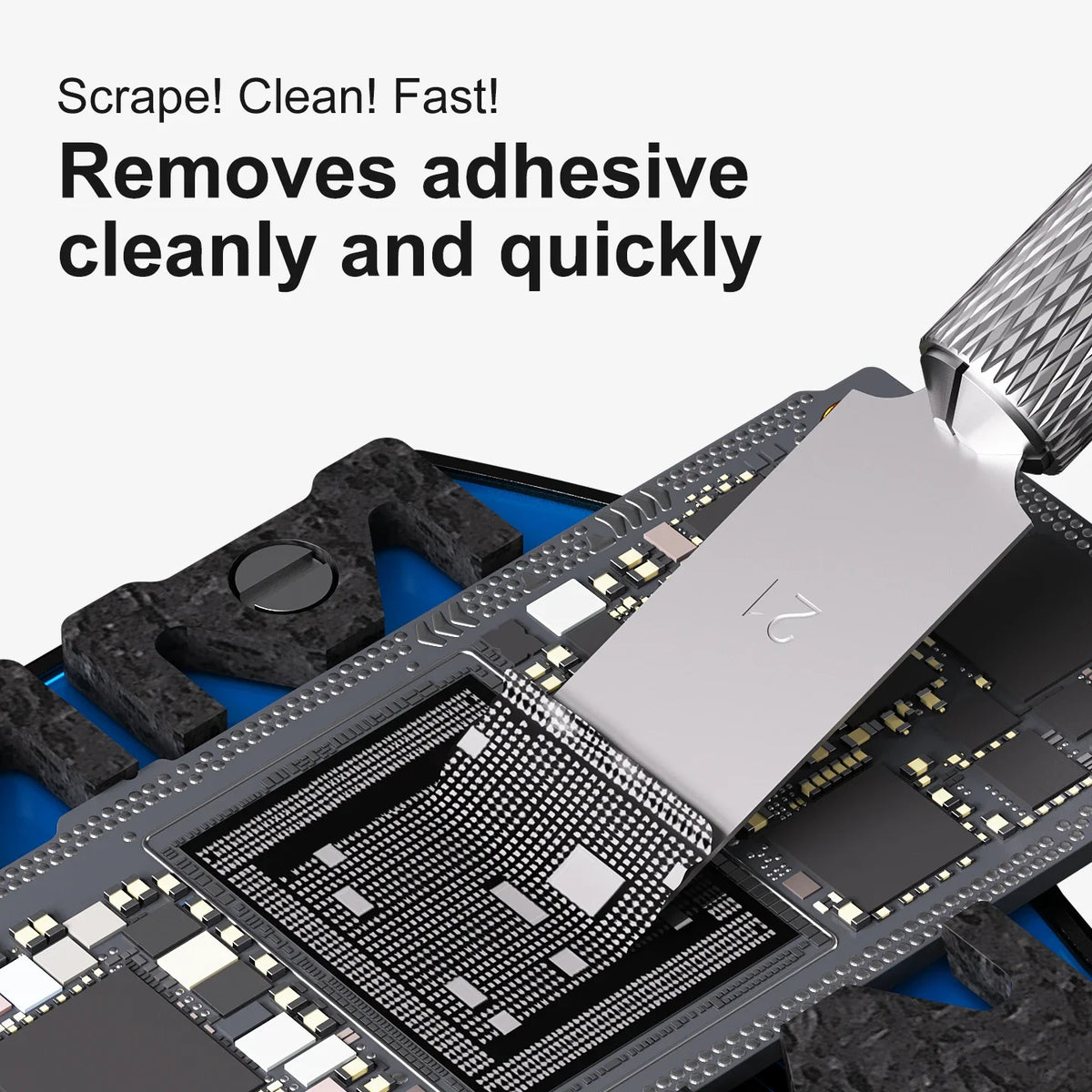 MAANT 21T Bevel-Edge CPU Adhesive Scraper Blades