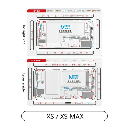 MaAnt screw positioning plus magnetic pad for iPhone X-15pro Max screw holder chart pad mobile phone repair and disassembly tool