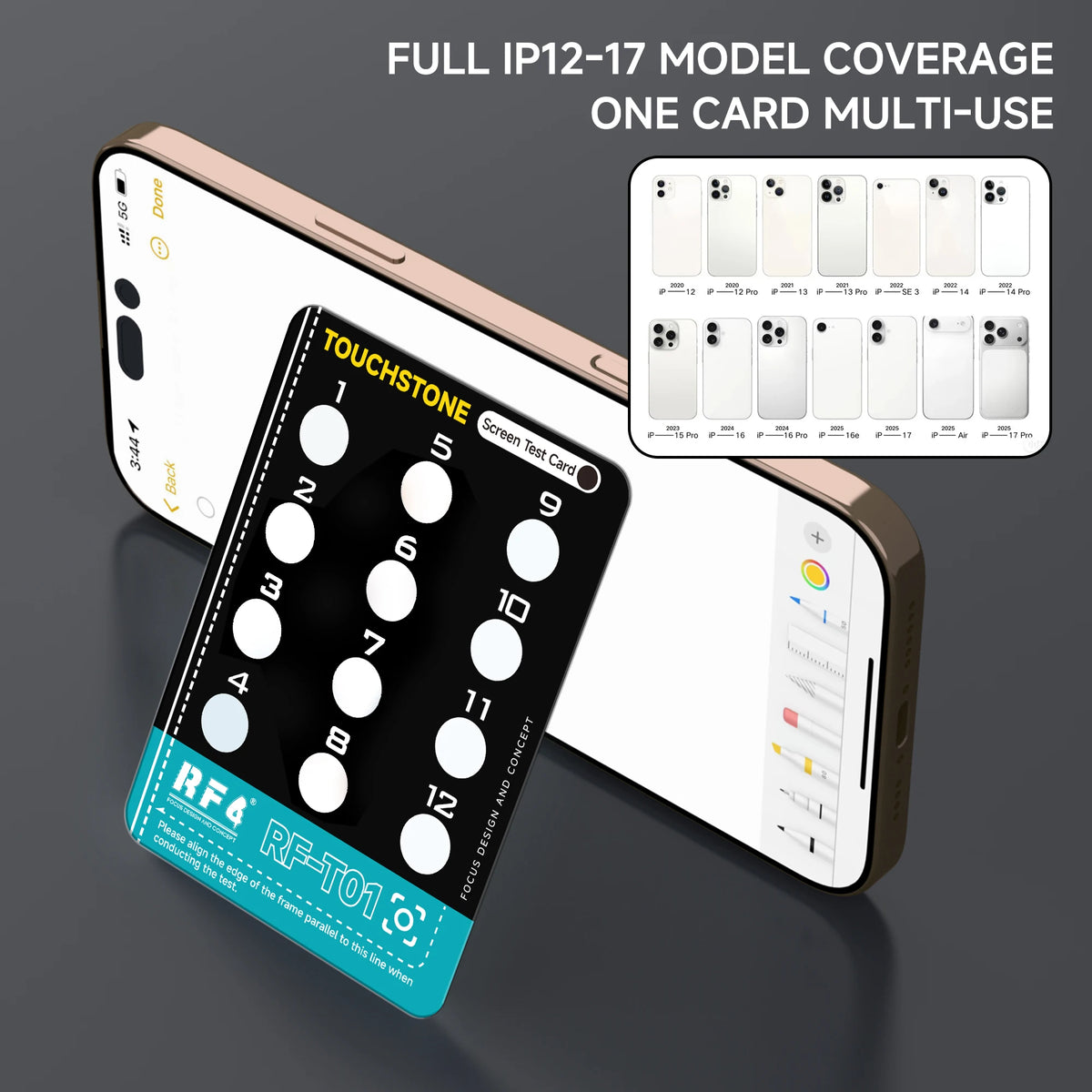 RF4 RF-T01 iPhone 12-17 Screen Identification Card