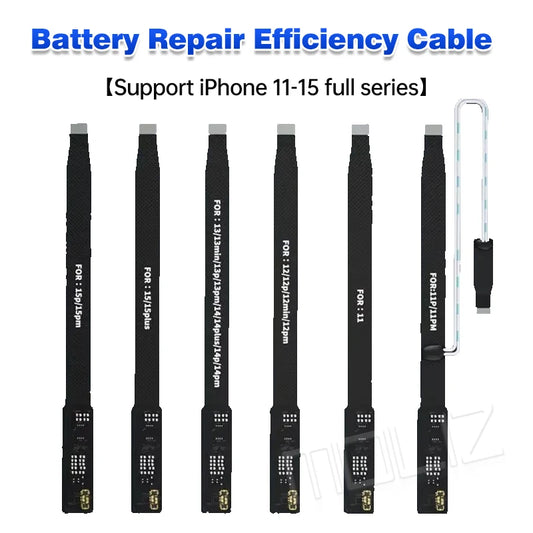 Lanrui V1 11-15PM Cable de reparación de eficiencia de batería mejorada, puede ejecutar diagnósticos de reparación, eficiencia de batería al 100%, herramienta de cable extendido