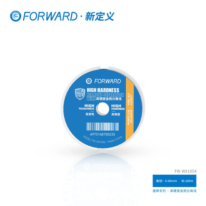 10 uds. de hilo de separación de diamante FORWARD de alta dureza para herramientas de reparación y separación de pantallas LCD de teléfonos móviles, 0,025 mm--0,07 mm