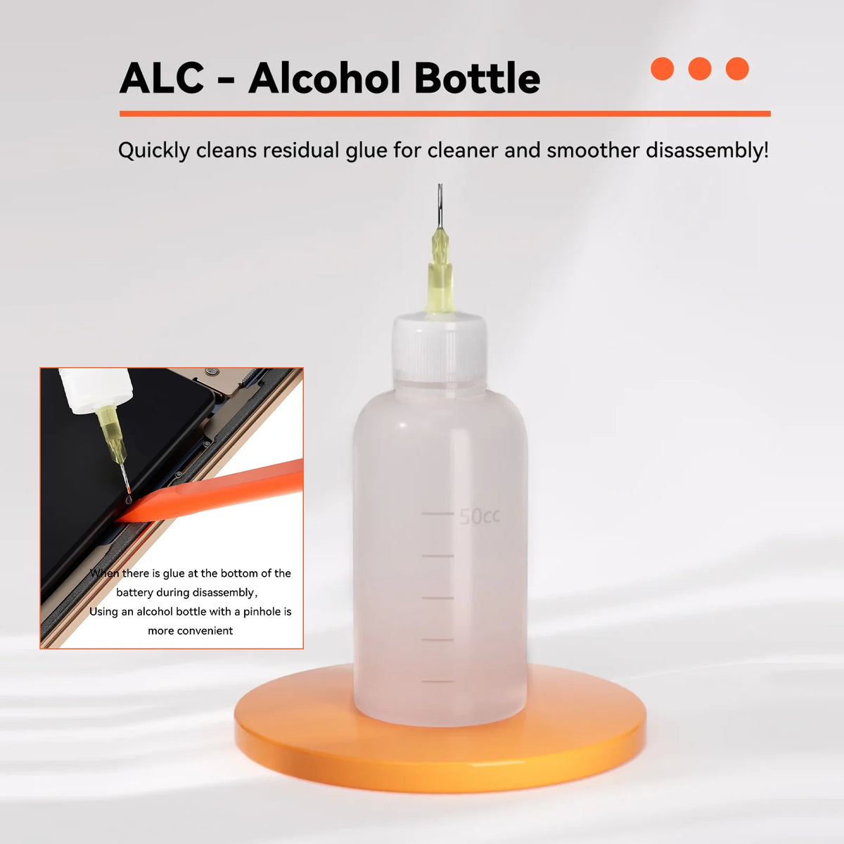 I2C 7-Piece Phone Opening Pry Tool and Bottle Set