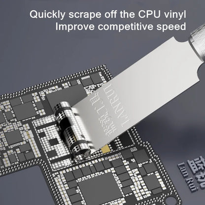 Lanrui 007 10PCS CPU Glue Removing Balde Set for Mobile Phone High Toughness Precision Cutting Knife CPU Repair Glue Shovel